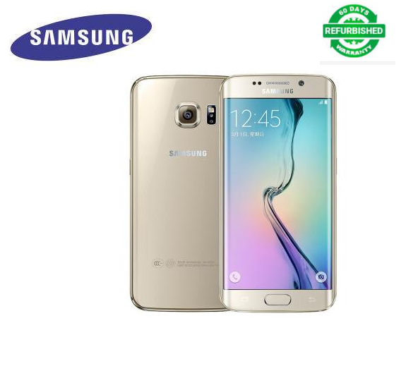 Refurbished Samsung Galaxy S6 EDGE 16MP+5MP- 5.1Inch 3g+32g single sim Certified Phone  fingerprint