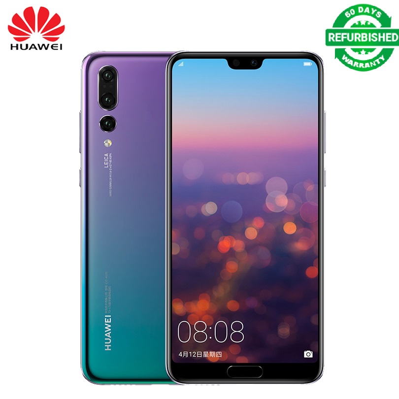 Refurbished HuaWei P20 Pro 4G LTE  6G+128GB 6.1" Mobile Phone Kirin 970 Android 8.1