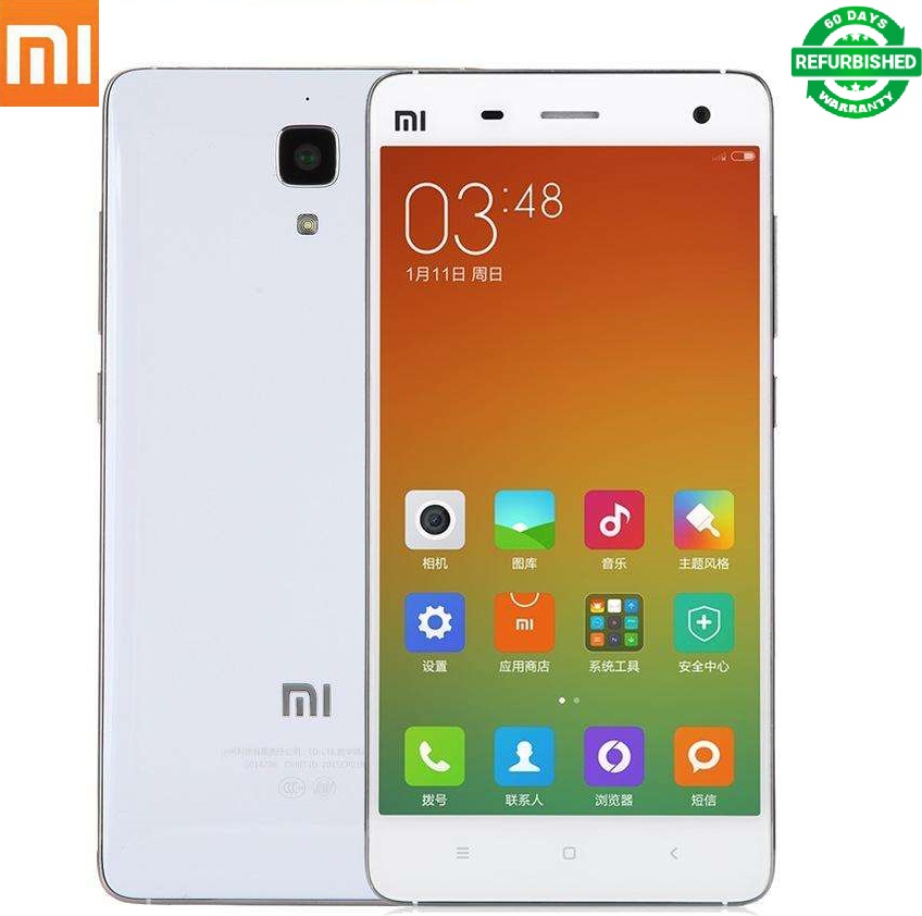 Refurbished Unlocked Xiaomi Mi4 5'' 2GB RAM 16/32GB ROM 13MP+8MP Mobile Phone
