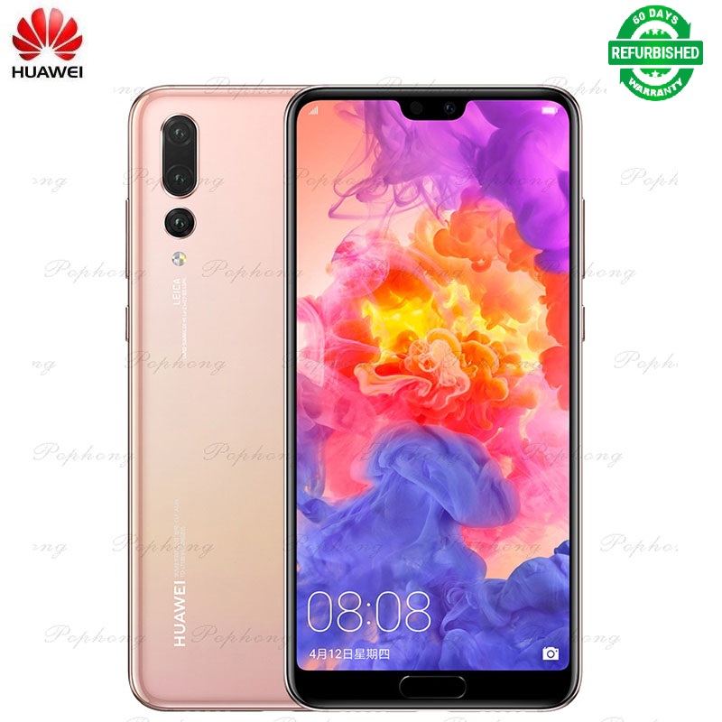 Refurbished smartphone Huawei P20 4GB+64GB Dual Rear Camera 5.8 inch Full Screen SuperCharge  NFC
