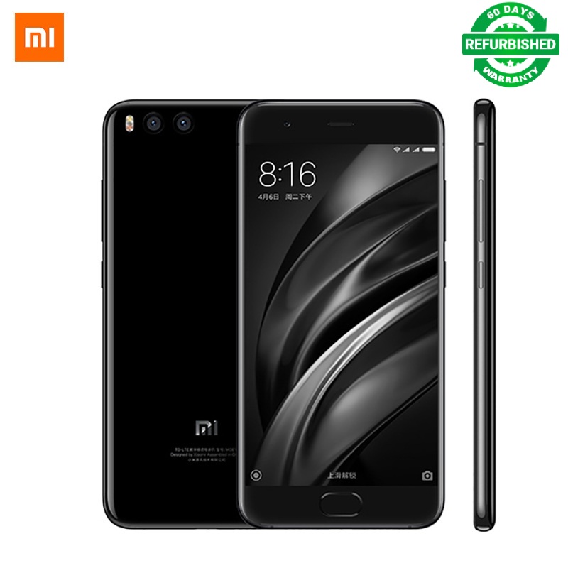 Refurbished Xiaomi Mi 6 5.15" 6GB +128GB 1080p 4G smartphone dual camera 12.0MP 3350mAh Mi6