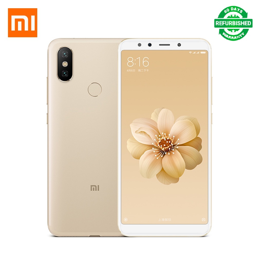 Refurbished Xiaomi Mi 6X Mi6X 5.99" FHD 4/6GB+32/64GB 4G LTE 20.0MP Metal Body Mobile Phone