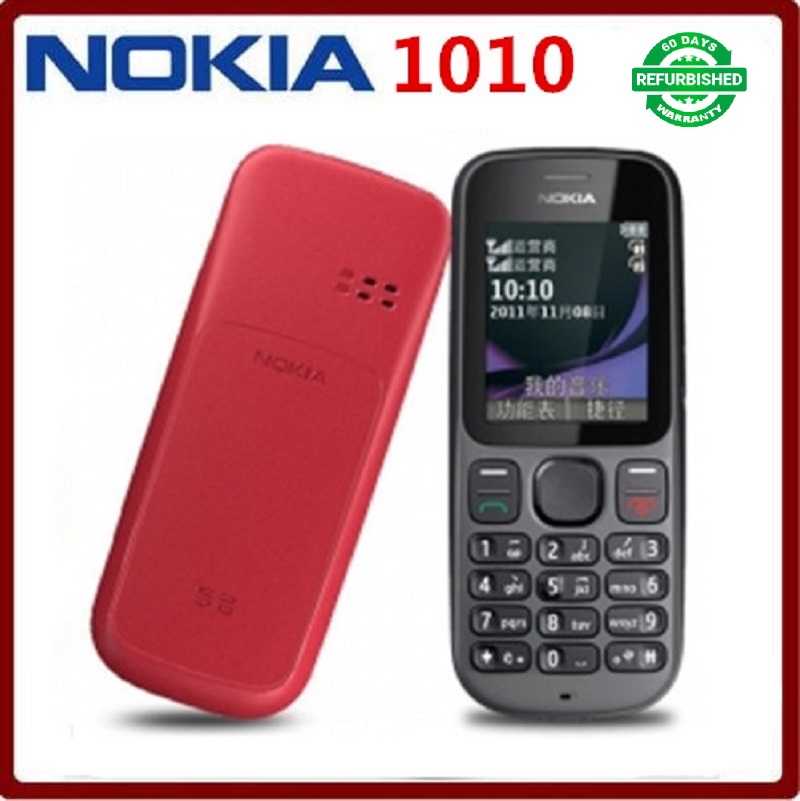 Refurbished phone Nokia 1010 Dual SIM GSM mobile phone big key multi languages radio flashlight