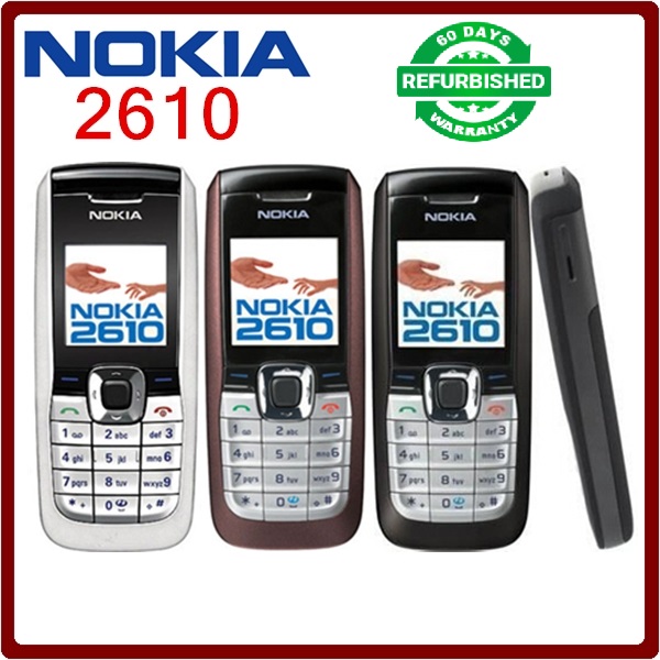 Refurbished   Unlocked Nokia 2610 the Cheapest multi-language Cellphone