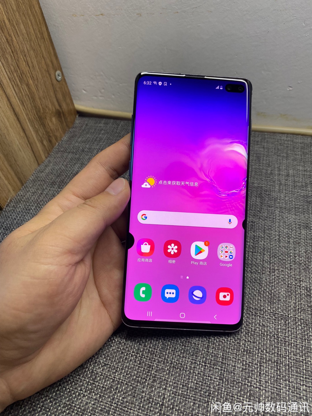 Refurbished Phones Samsung Galaxy S10 6.1 inch 8GB+128GB 16mp+10mp 3400mah   NFC 4G LTE Samsung Galaxy S10 smartphone