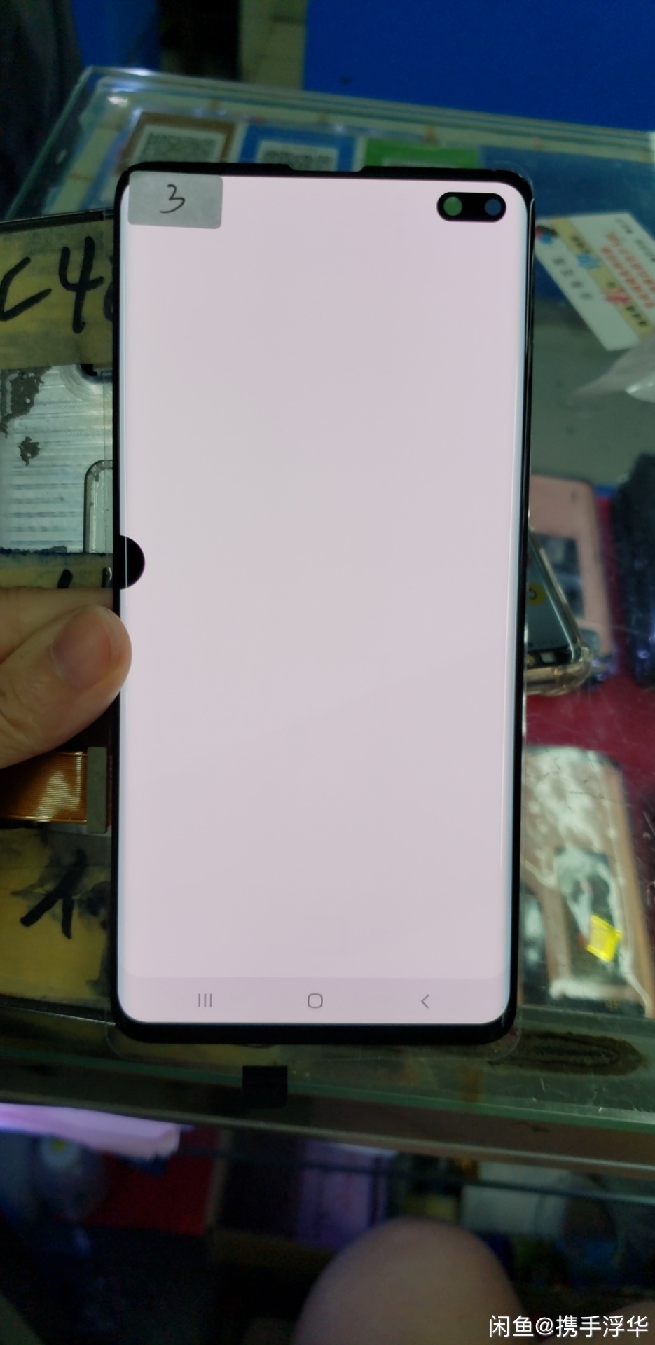 Refurbished Phones Samsung Galaxy S10 6.1 inch 8GB+128GB 16mp+10mp 3400mah   NFC 4G LTE Samsung Galaxy S10 smartphone
