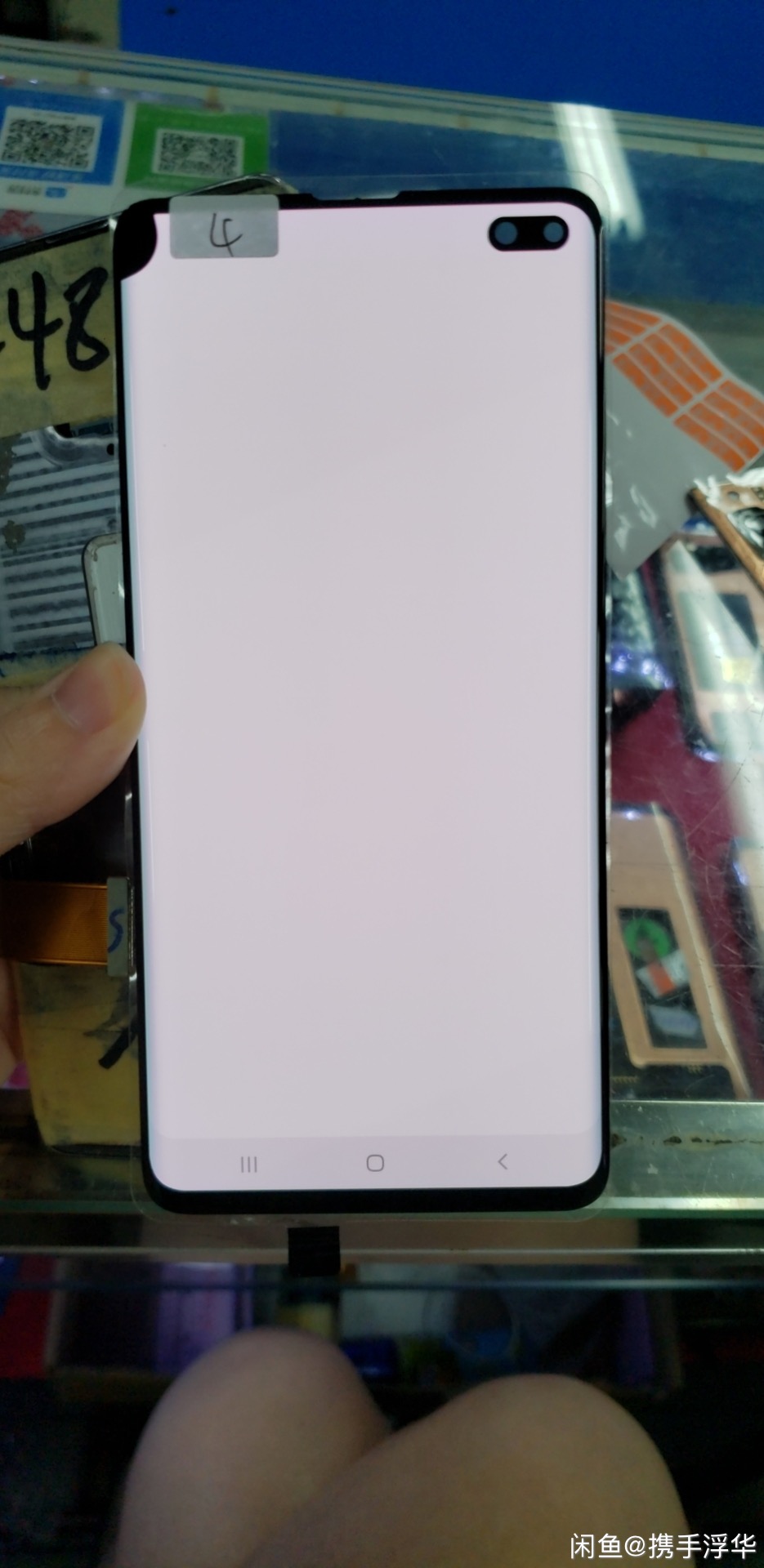 Refurbished Phones Samsung Galaxy S10 6.1 inch 8GB+128GB 16mp+10mp 3400mah   NFC 4G LTE Samsung Galaxy S10 smartphone
