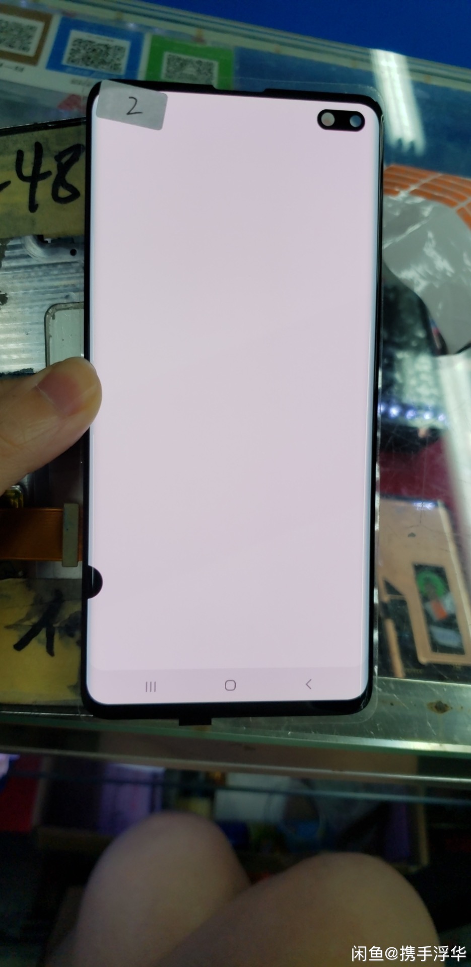 Refurbished Phones Samsung Galaxy S10 6.1 inch 8GB+128GB 16mp+10mp 3400mah   NFC 4G LTE Samsung Galaxy S10 smartphone