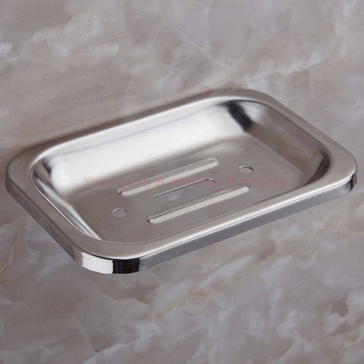 Bathroom Stainless Steel Fancy Soap Dish Shower Soap Tray Soap Case Soap Saucer Soap Holder