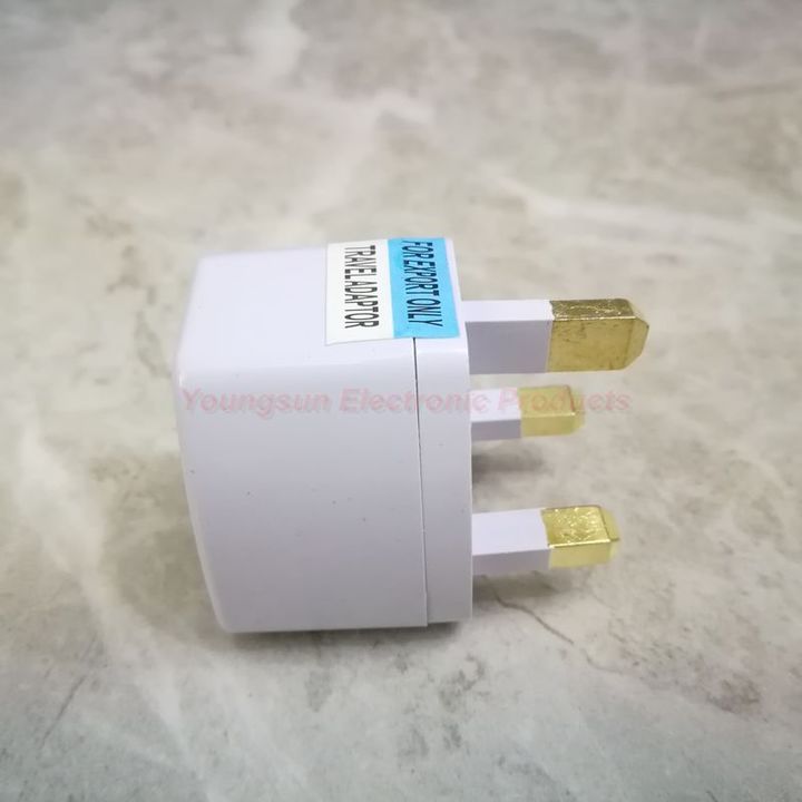 UK Standard Plug Adapter Travel Universal Wall Charge Socket Insert Row Power Adapter