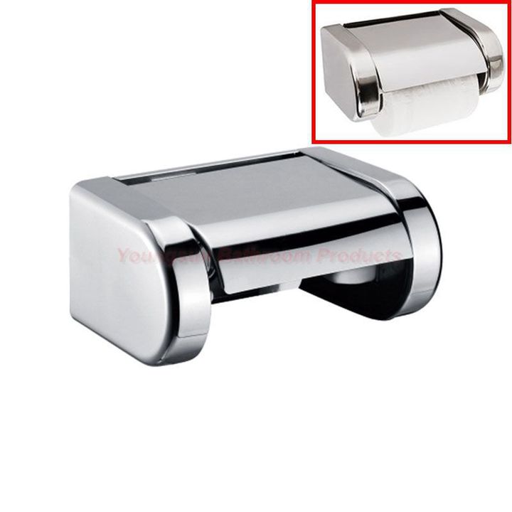 Luxury Home Decor Sanitary Ware Stainless Steel Toilet Paper Roll Holder Toilet Tissue Dispenser