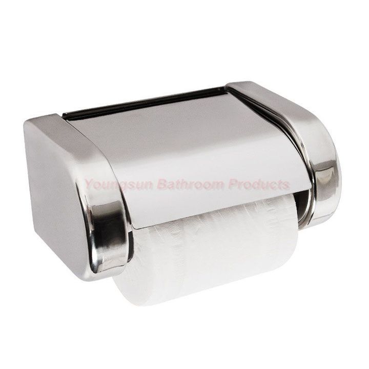 Luxury Home Decor Sanitary Ware Stainless Steel Toilet Paper Roll Holder Toilet Tissue Dispenser