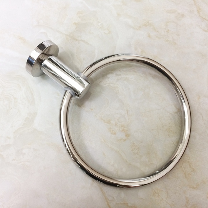 Luxury Bathroom Fittings 304 Stainless Steel Bath Towel Ring Towel Hanger Towel Bar Towel Shelf