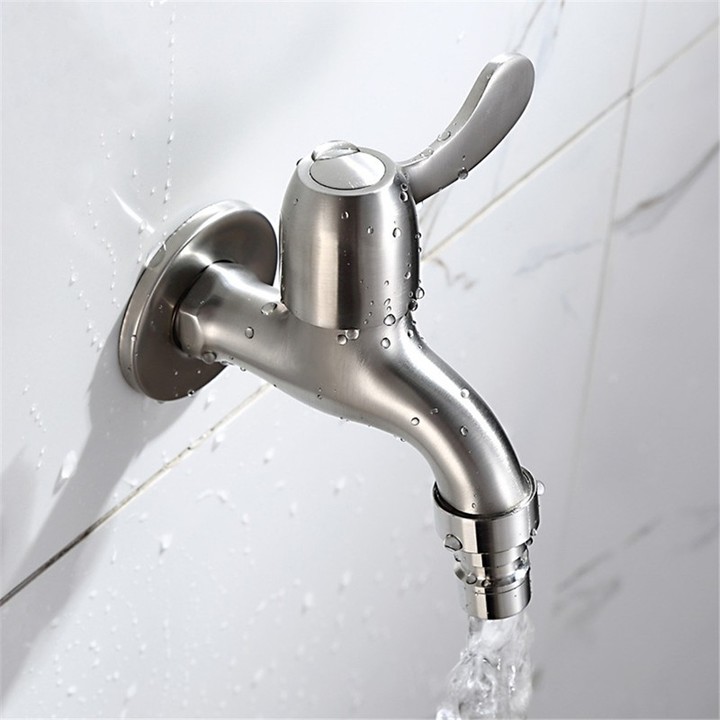 304 Stainless Steel Washing Machine Faucet Kitchen Mop Pool Single Cold Water Faucet Water Tap