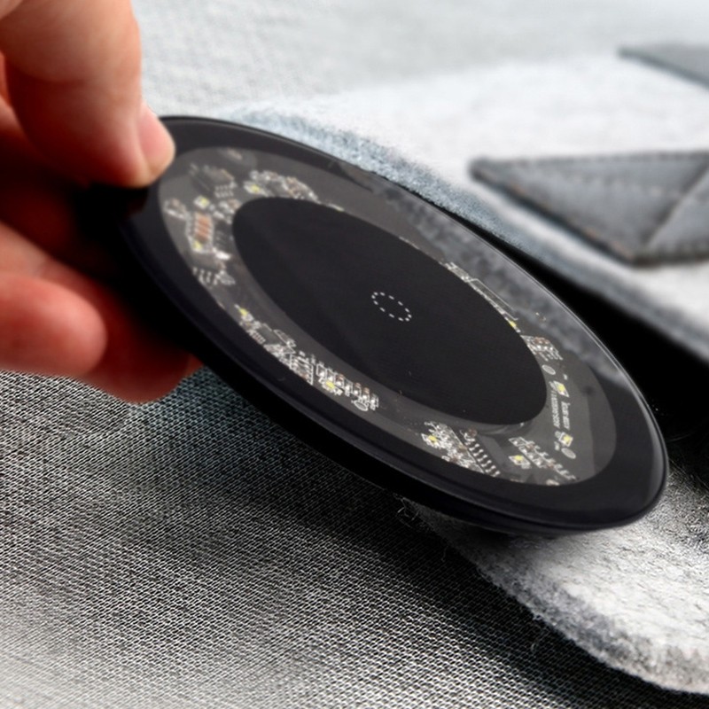 Universal Transparent Shell Fast Charging Wireless Charger 10W