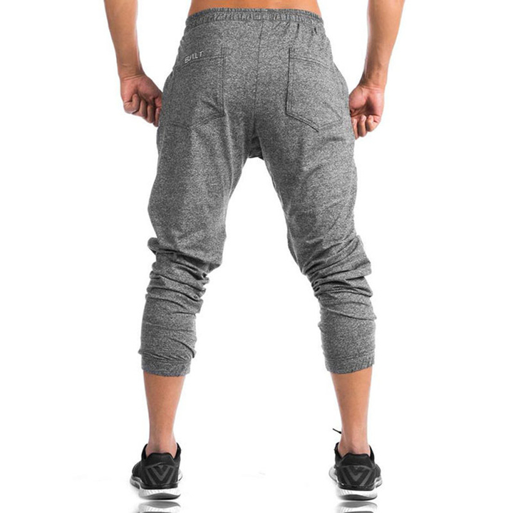 Fashion Mens Cotton Sweatpants Gyms Fitness workout solid trousers Pencil Pants Joggers Sportswear