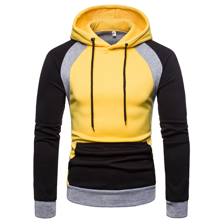 Lucky Men Sweater Hot Sell Men's Tops Hooded Color Sweater Large Size Sweater Jacket
