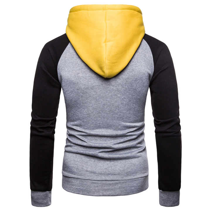 Lucky Men Sweater Hot Sell Men's Tops Hooded Color Sweater Large Size Sweater Jacket
