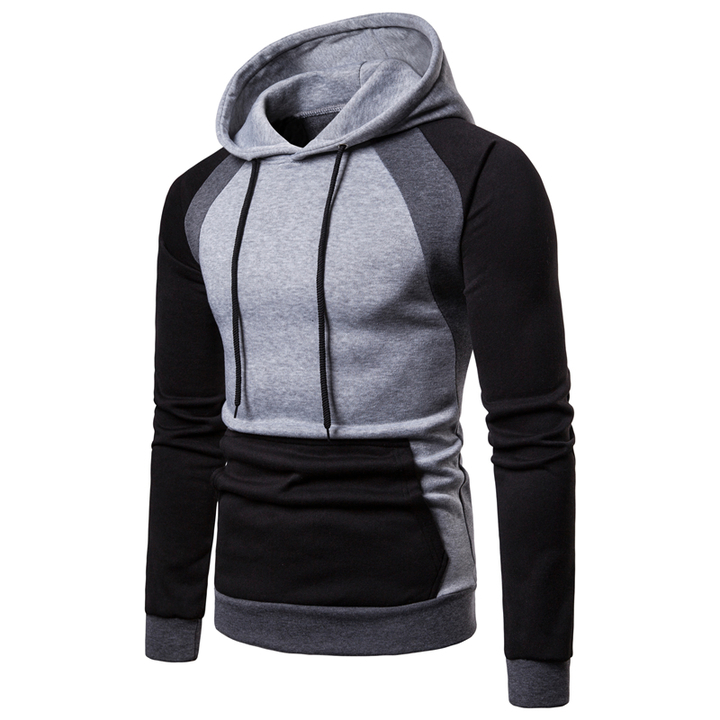 Lucky Men Sweater Hot Sell Men's Tops Hooded Color Sweater Large Size Sweater Jacket