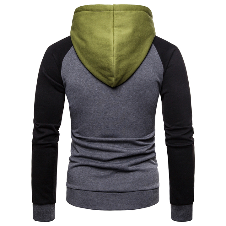 Lucky Men Sweater Hot Sell Men's Tops Hooded Color Sweater Large Size Sweater Jacket