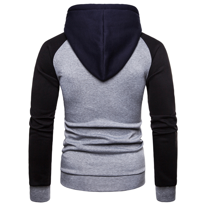 Lucky Men Sweater Hot Sell Men's Tops Hooded Color Sweater Large Size Sweater Jacket