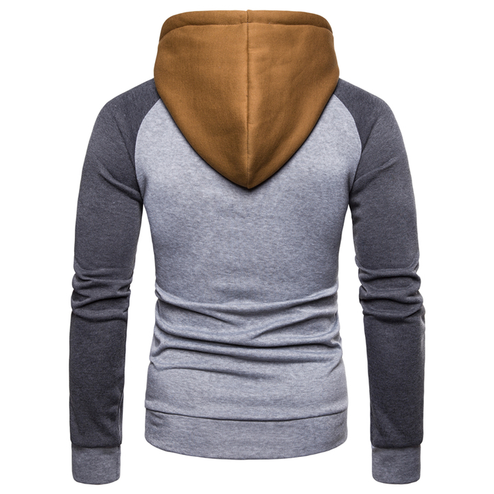 Lucky Men Sweater Hot Sell Men's Tops Hooded Color Sweater Large Size Sweater Jacket