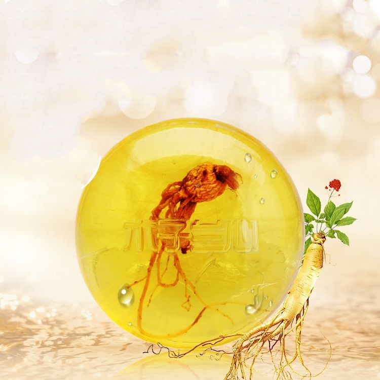 Ginseng in addition to mites net acne handmade soap natural essential oil oil control moisturizing