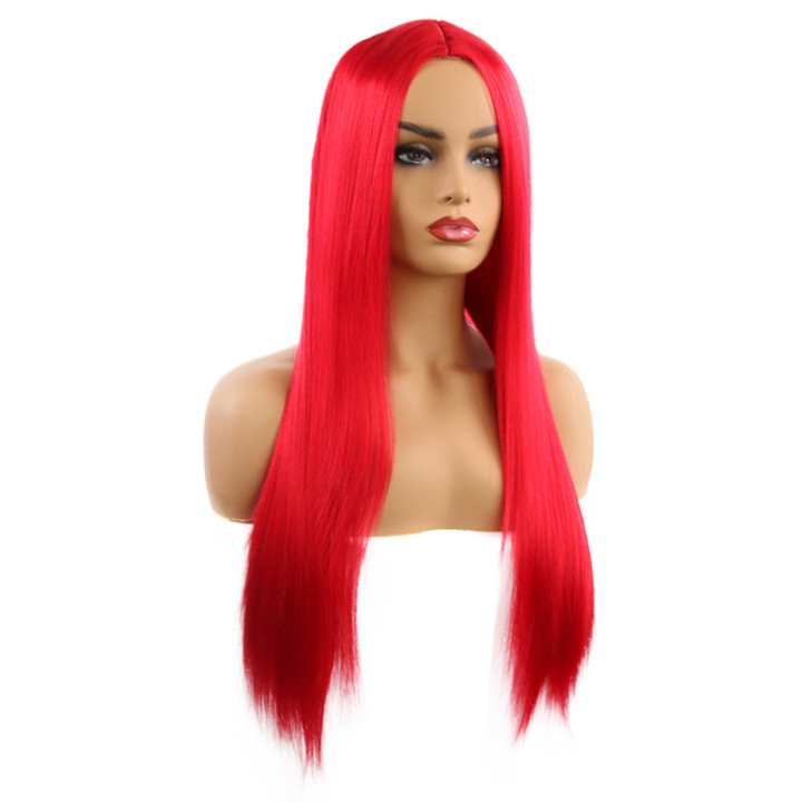 6 Colors Long Hair Wig Female's Wigs Synthetic Wigs Women's Wigs