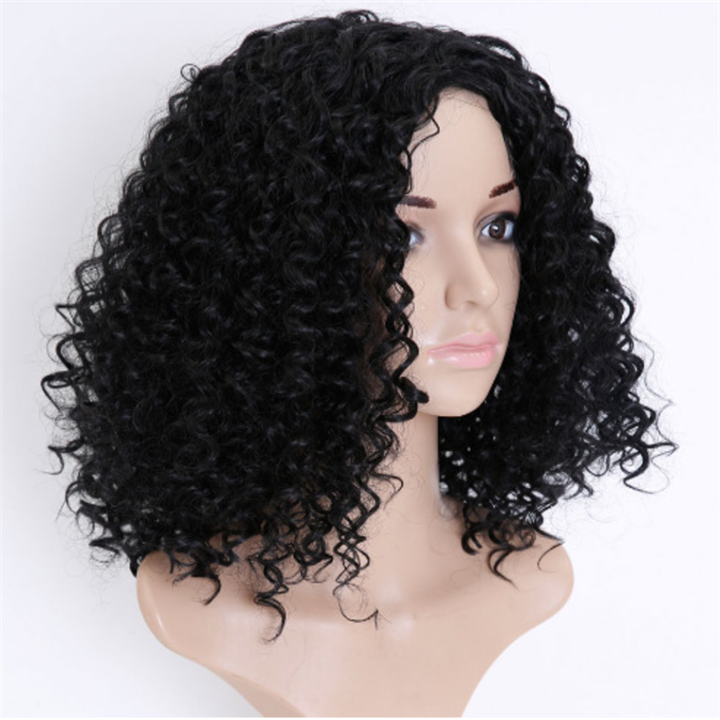 Africa fashion small small explosive curly hair wigs ladies synthetic wigs
