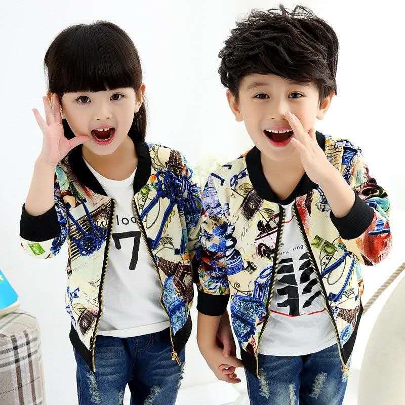 D-baby 1PC Hot Girl's Boy's Autumn Jackets Baby Girl's Outfits Jacket Windbreaker For Girls Jackets
