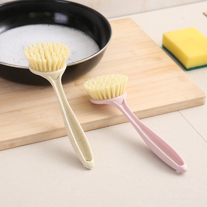MIBO Hangable Long Handle Dishwasher Brush Kitchen Tools Oil Clean Dishwasher Brush