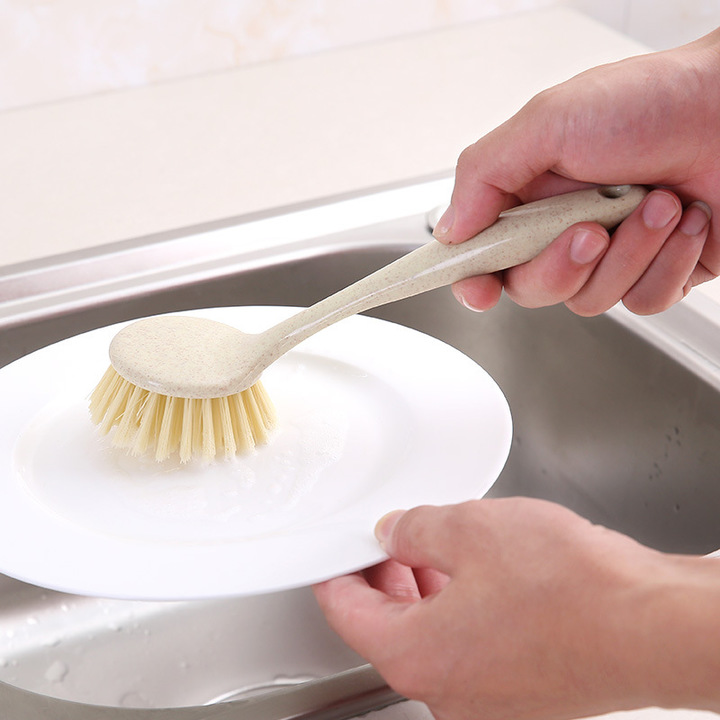 MIBO Hangable Long Handle Dishwasher Brush Kitchen Tools Oil Clean Dishwasher Brush