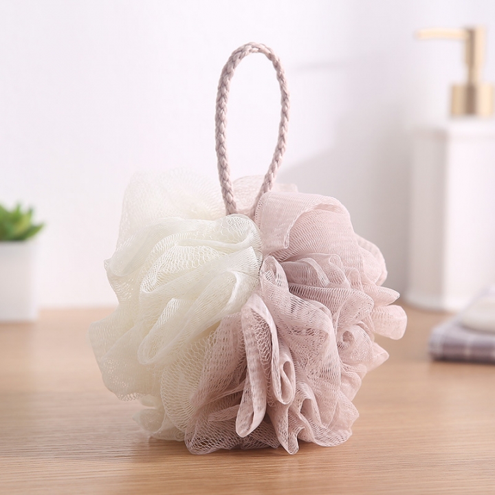 MIBO Multi-function Two-color Bath Ball Rubbing Bath Adult Bath Flower Ball