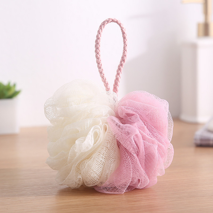 MIBO Multi-function Two-color Bath Ball Rubbing Bath Adult Bath Flower Ball
