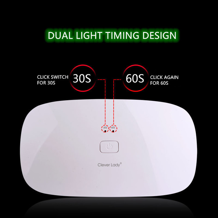 MIBO 24W Mouse Phototherapy Machine Mini UV LED Nail Lamp Nail Dryer LED Light Therapy Machine