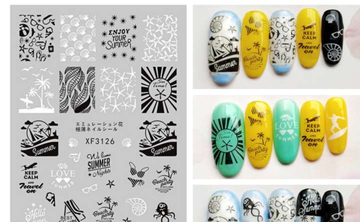 MIBO Christmas Manicure Colorful Nail Paste Nail Sticker Nail Decal view 6