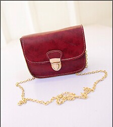 MIBO New Korean Style Square Bag Women's Single Shoulder Bag Mobile Bag with Fashion Chain