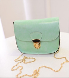 MIBO New Korean Style Square Bag Women's Single Shoulder Bag Mobile Bag with Fashion Chain