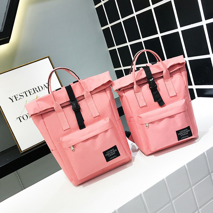MIBO Korean Style Schoolbags Women Students Backpack Bookbags Canvas Shoulder Bags Couple Bags