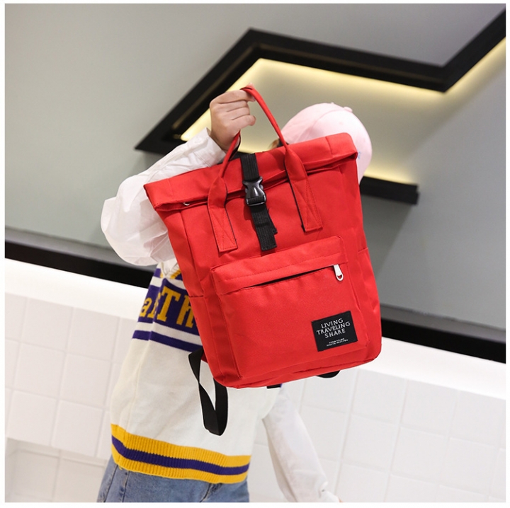 MIBO Korean Style Schoolbags Women Students Backpack Bookbags Canvas Shoulder Bags Couple Bags