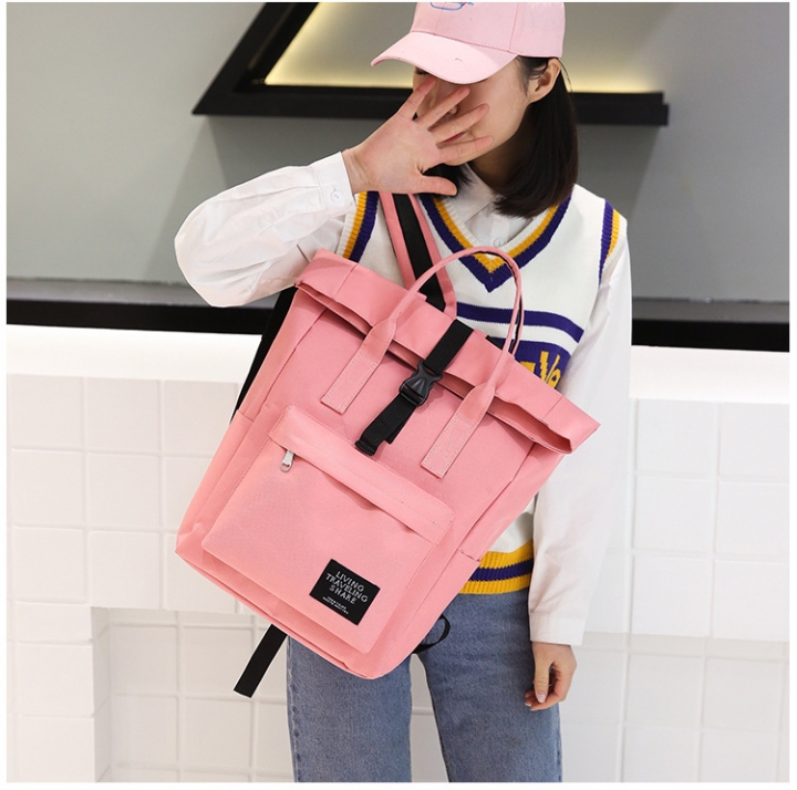 MIBO Korean Style Schoolbags Women Students Backpack Bookbags Canvas Shoulder Bags Couple Bags