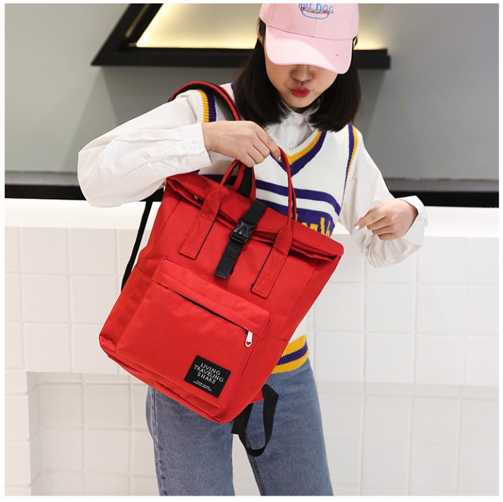 MIBO Korean Style Schoolbags Women Students Backpack Bookbags Canvas Shoulder Bags Couple Bags