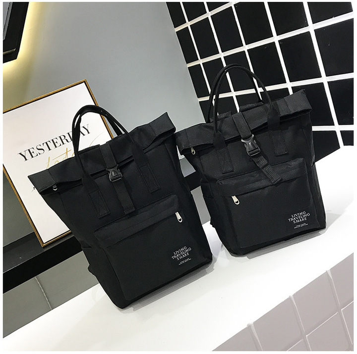 MIBO Korean Style Schoolbags Women Students Backpack Bookbags Canvas Shoulder Bags Couple Bags