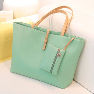 MIBO One-shoulder Belt Buckle Commuting Women's Bag Simple Korean Pu Leisure Women's Handbag