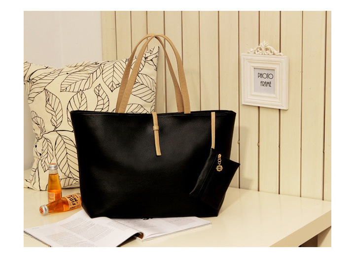 MIBO One-shoulder Belt Buckle Commuting Women's Bag Simple Korean Pu Leisure Women's Handbag