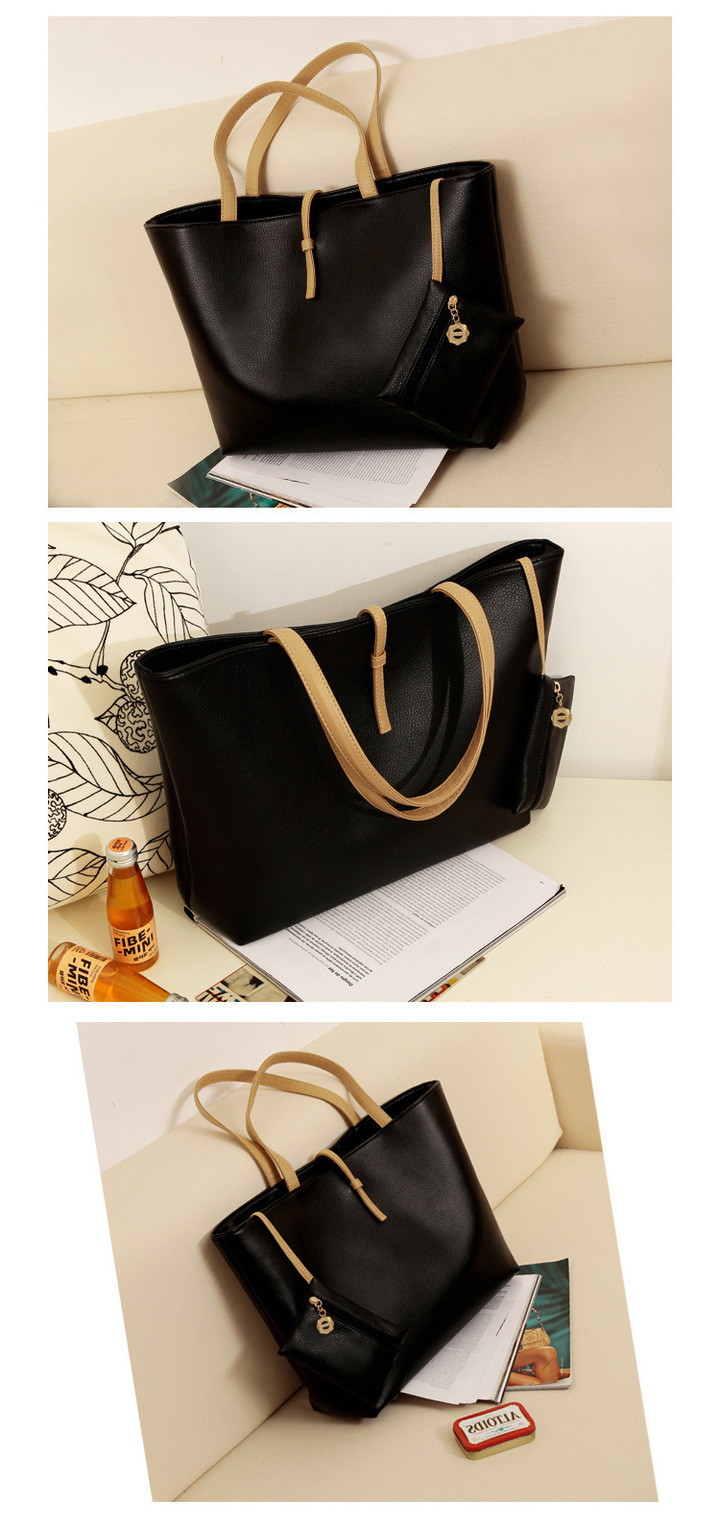MIBO One-shoulder Belt Buckle Commuting Women's Bag Simple Korean Pu Leisure Women's Handbag