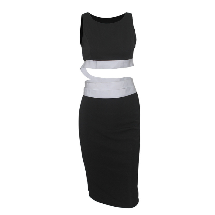 MIBO Euro-American Fashion Women's Sexy Ribbon Skirt  Party Dress