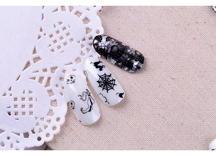 MIBO Box Nail Lace Star Paper 10 Classical Joker Sexy Silk Stockings Pattern DIY Nail Stickers view 3