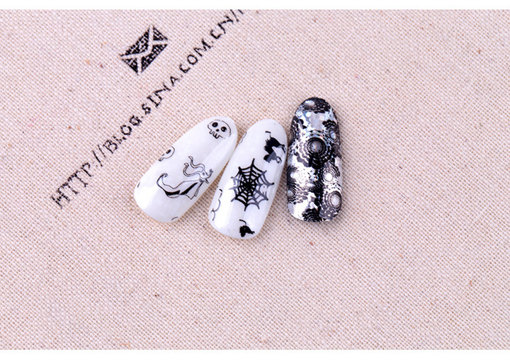 MIBO Box Nail Lace Star Paper 10 Classical Joker Sexy Silk Stockings Pattern DIY Nail Stickers view 4
