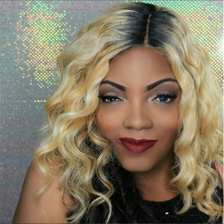 MIBO European-American-African Fashion Grey Fiber Wigs with Short Curls Hair Wigs